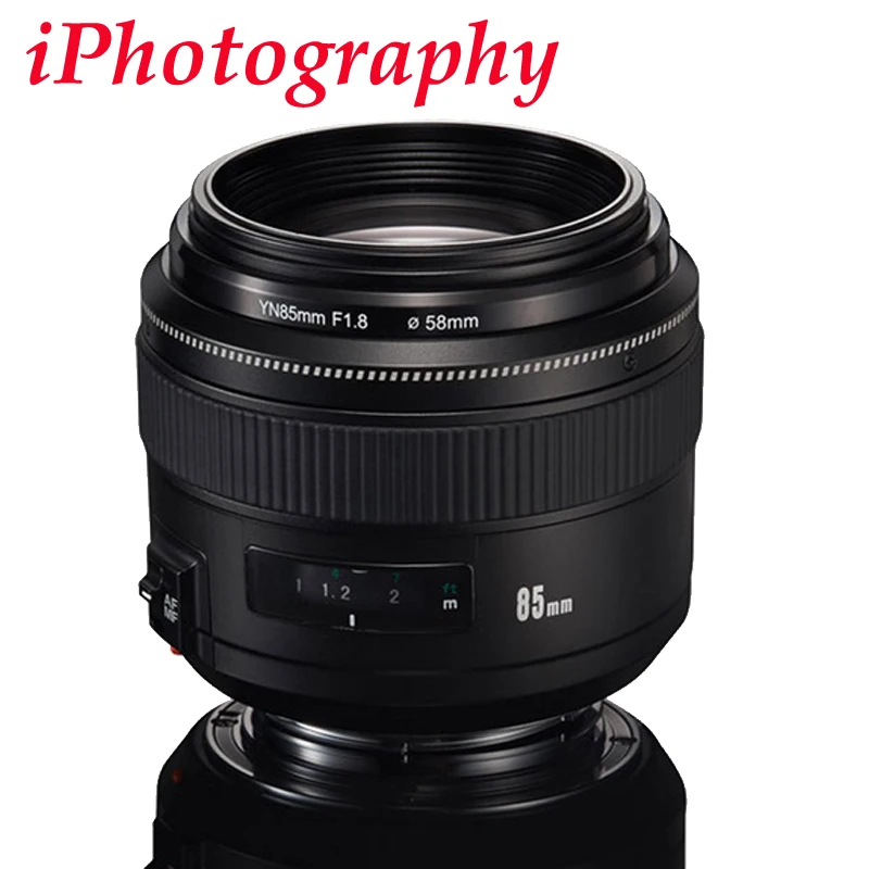 Объектив YONGNUO YN 85 мм F1.8 Стандартный Средний телеобъектив с фиксированным фокусом