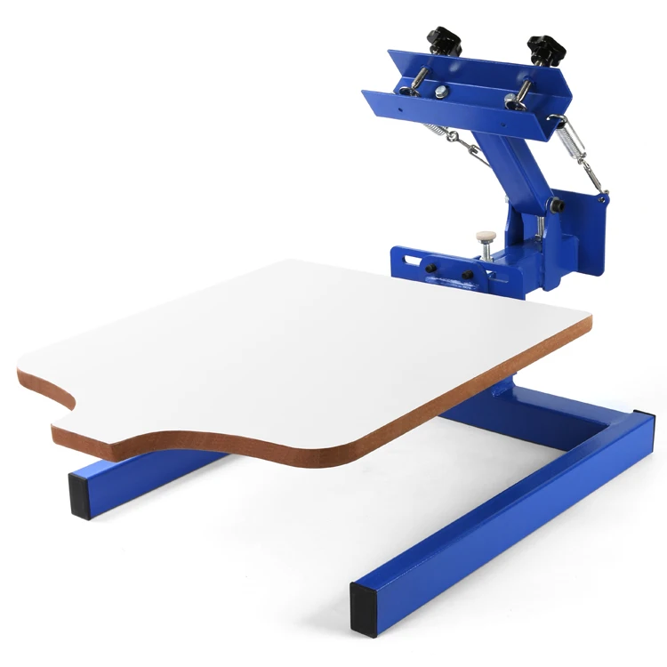 Screen Printing Machine 1 Color Silk Station Press Double Spring T-shirt DIY ( | Инструменты