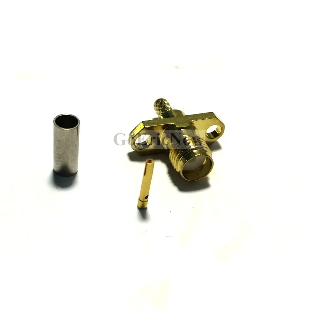 50 шт. RF коаксиальный кабель 50ohm RP SMA/SMA женский фланец из нержавеющей стали для RG316