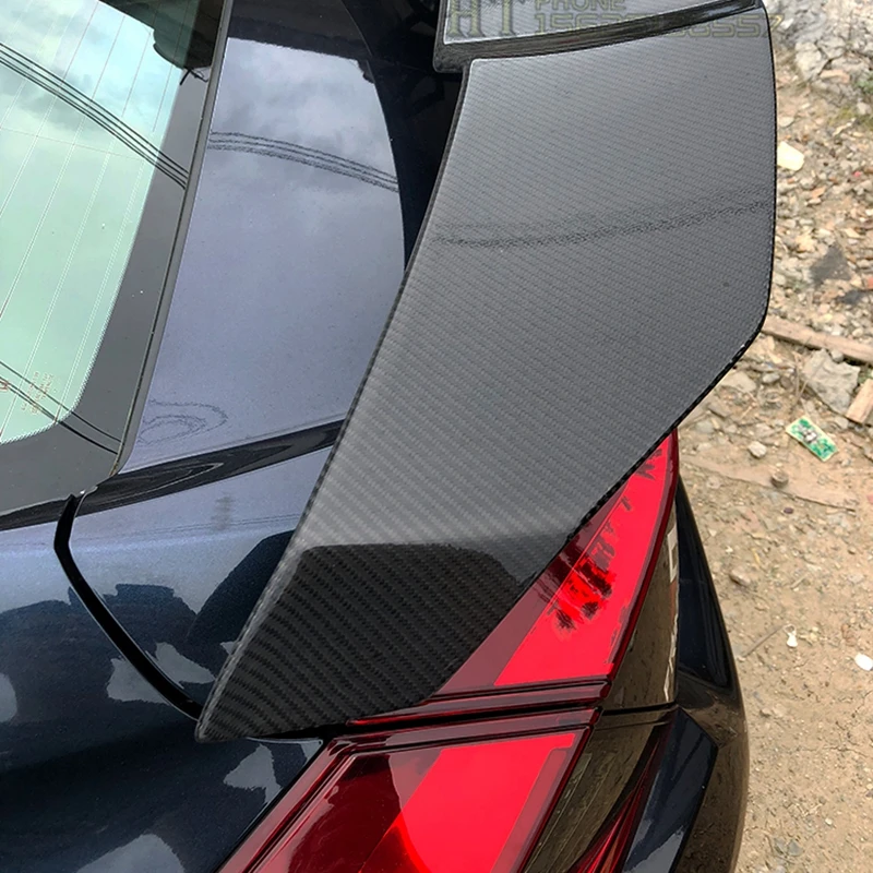 Для honda civic карбоновая коробка заднего хвоста спойлер крыло модели модели гоночный стиль хвост крыло губы