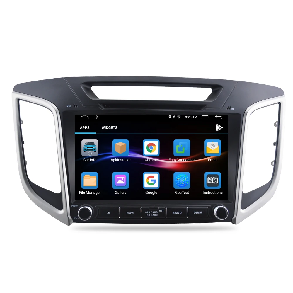 Ips Android 9,0 автомобильный стерео DVD Радио gps навигационный плеер для hyundai ix25 Creta- Видео Мультимедиа Bluetooth головное устройство