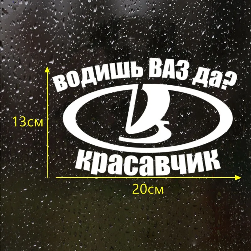CS-521#13*20см Наклейка Водишь ваз водонепроницаемые наклейки на авто наклейки на машину наклейка для авто автонаклейка стикер