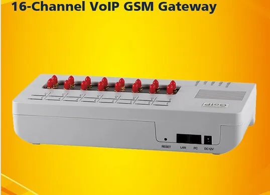 

GOIP-16 Quad band 16 sim GSM Voip шлюз