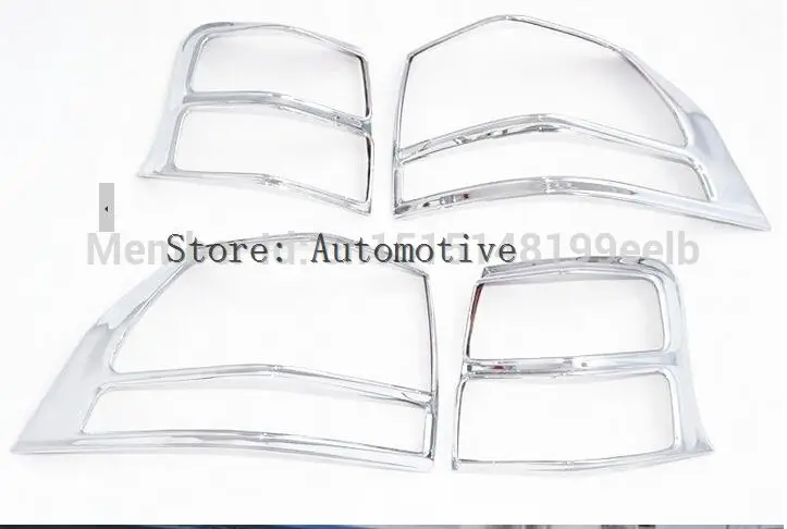4 шт./комплект задняя крышка для TOYOTA land cruiser prado FJ150 2010 2011 2012 2013|tail light covers|abs chromeprado cover