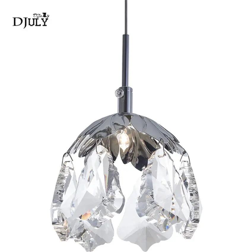 nordic luxury Maple leaf k9 crystal led pendant lights for living room bedroom modern home deco kitchen hanging lamp fixtures | Освещение