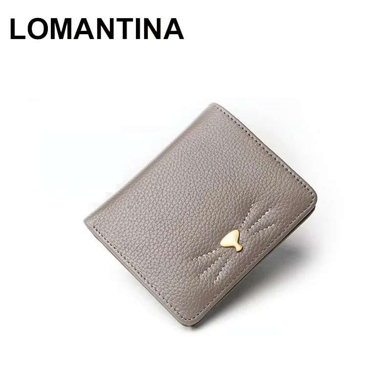 LOMANTINA роскошные брендовые женские кошельки и из натуральной кожи для монет