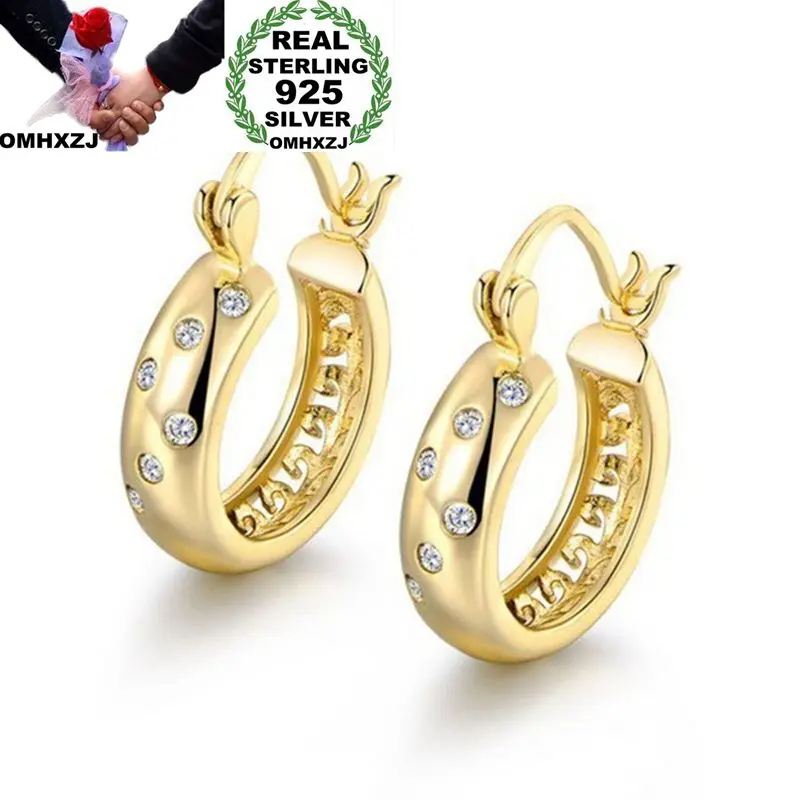 

Серьги-кольца женские из серебра 925 пробы, 18 карат, EA441