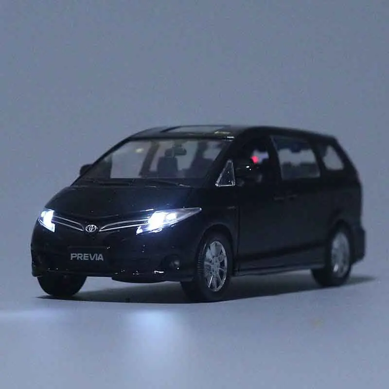 1:32 высокое моделирование Previa сплава модели литые автомобили игрушка тянет назад