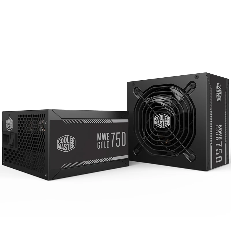 Verkauf Cooler Master PC NETZTEIL Computer Power Versorgung Bewertet 750 W 750 Watt 12 Cm Lüfter 12 V ATX PC Power Versorgung GOLD 80 PLUS Für Spiel Büro