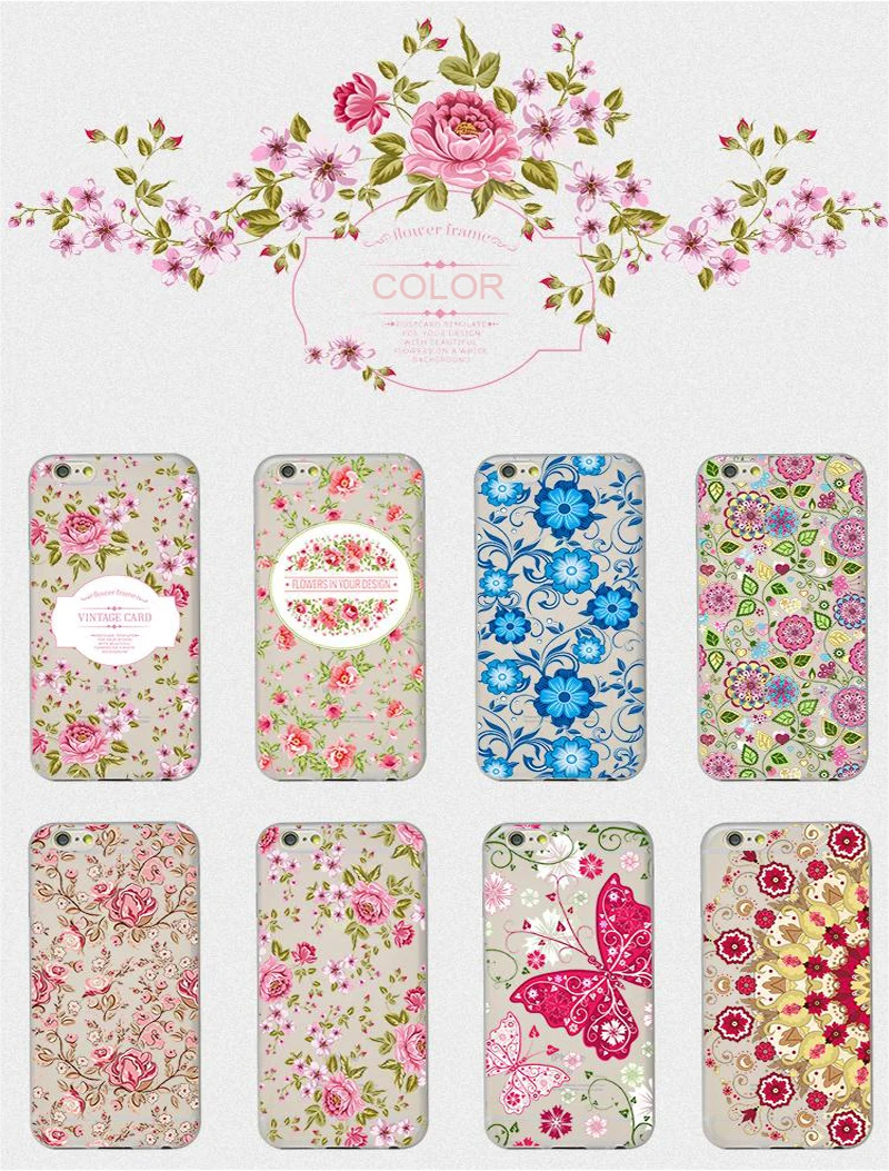 Clearance Noctilucence светящийся цветок мягкий TPU чехол для телефона iPhone 7 6 6s Plus чехлы