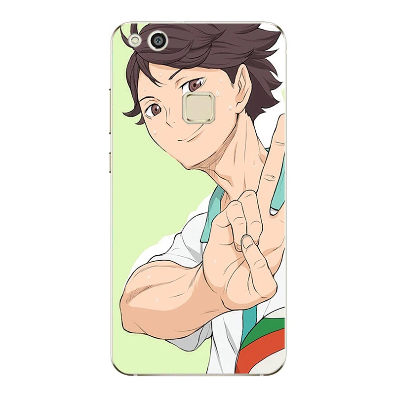 Мультяшный чехол Oikawa Tooru Haikyuu из ТПУ для телефона Huawei P9 P10 P20 Lite Mate 9 10 Honor V9 Por