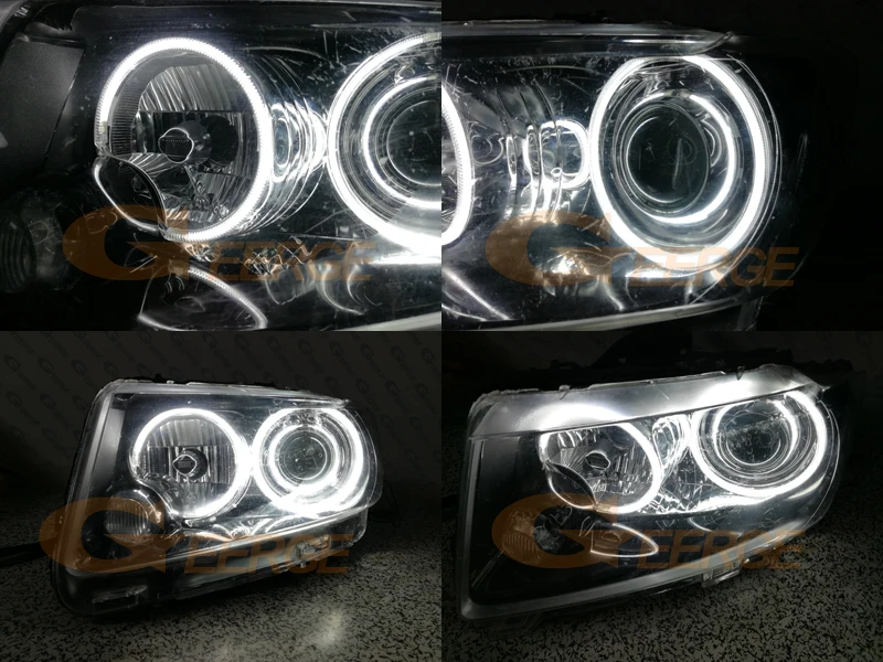 Для JEEP GRAND CHEROKEE 2011 2012 2013 ксеноновая фара отличное Ультра яркое освещение CCFL ангельские глазки комплект Halo Кольцо