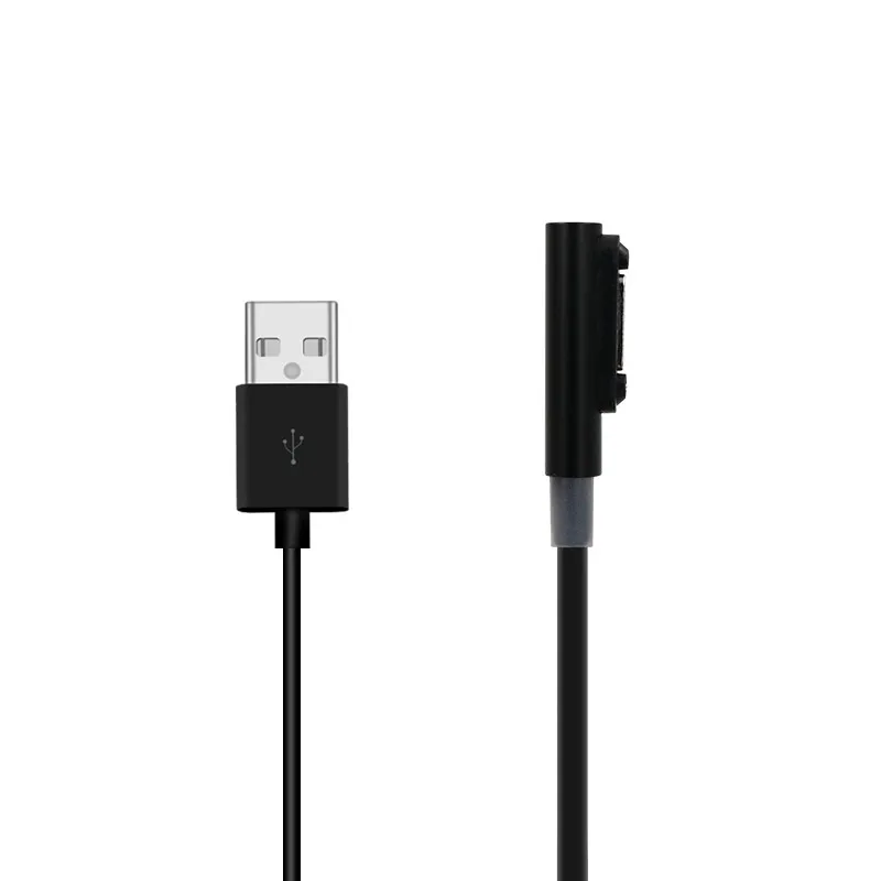 Black Новинка, высококачественное магнитное зарядное устройство, USB адаптер, Магнитный зарядный кабель для Sony Xperia Z3 L55t Z2 Z1 Compact XL39h - Цвет: Black