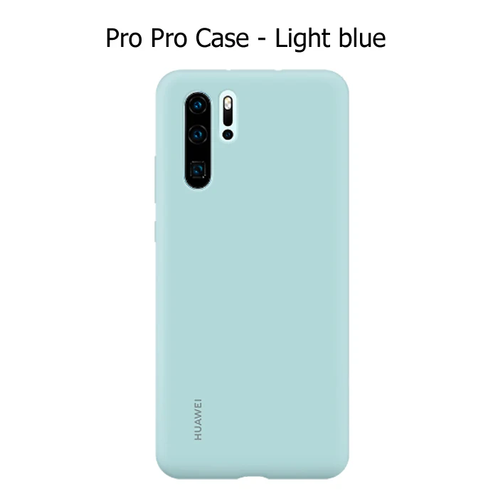 P30 Pro case ligh bl huawei P30 P30 Pro Чехол huawei официальный жидкий силиконовый защитный чехол из микрофибры односторонний huawei P 30 P 30Pro чехол - Цвет: P30 Pro case ligh bl