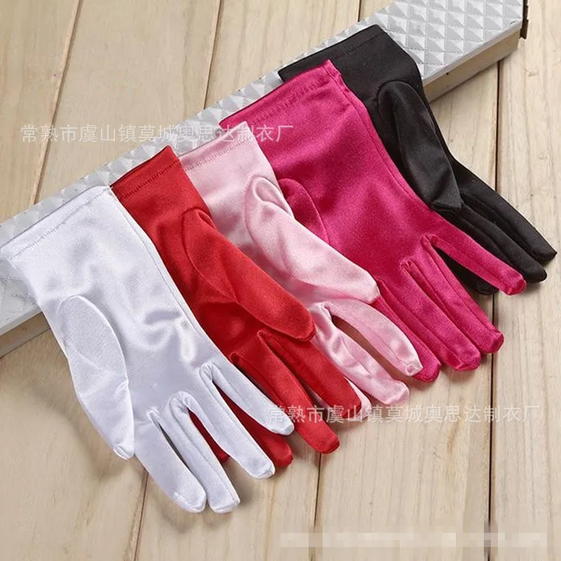 Цветные Короткие цветные перчатки для девочек|bride gloves|gloves weddingwedding gloves |