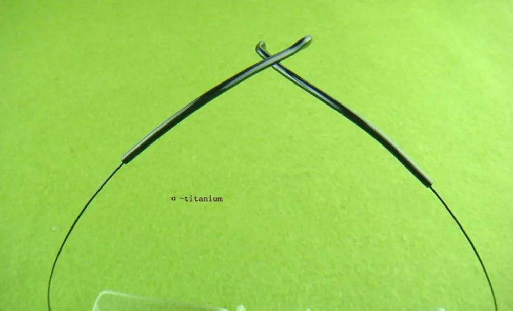 Ульсветильник титановая оправа для очков без оправы при близорукости Мужская