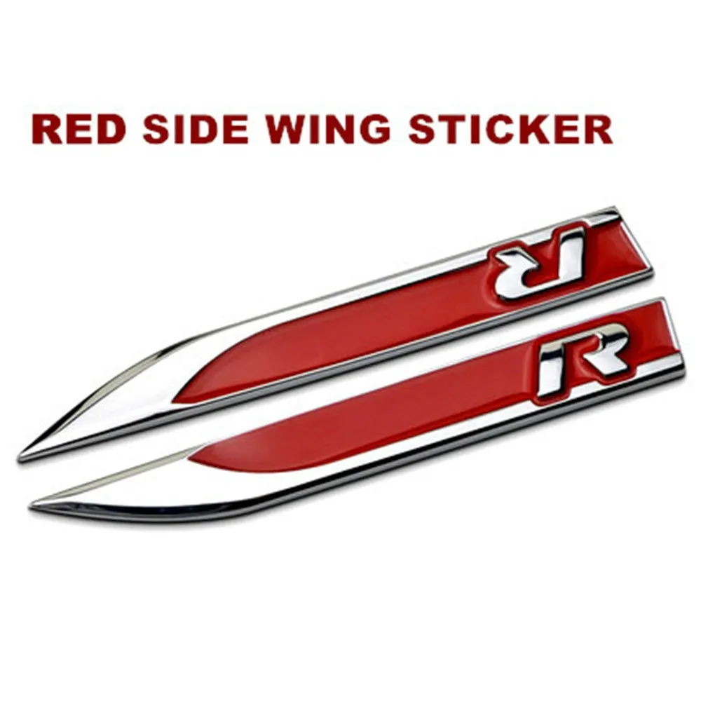 3D Металл R автомобилей Гриль Знак автомобиля эмблемы Стайлинг для Volkswagen VW Polo Golf 6 5