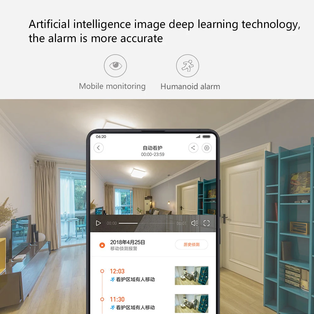2018 Xiaomi Mijia Xiaobai Smart камера Enhanced Edition AI управление 1080 P веб ip 360 градусов ночное