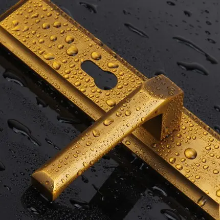 Античный бронзовый дверной замок в европейском стиле или с туалетной ручкой |