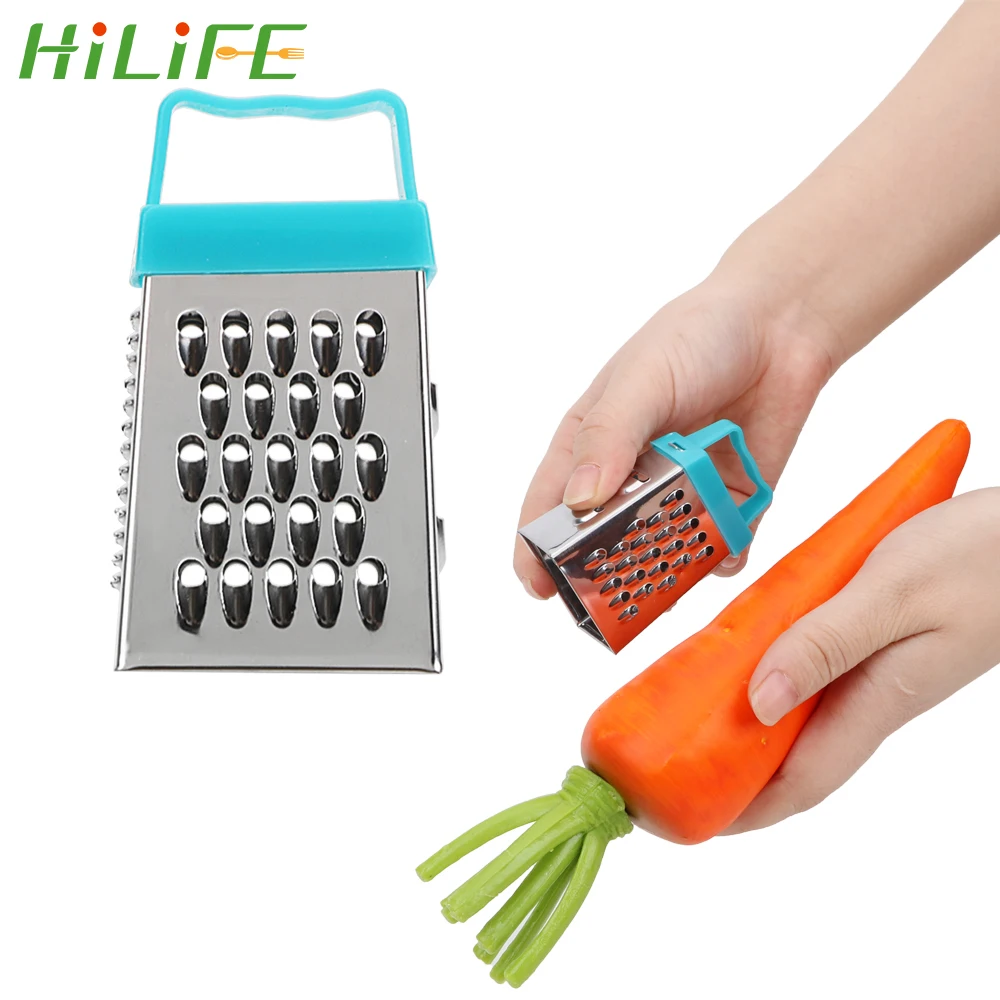 HILIFE многофункциональная Терка Ручной Резак Мини 4-х сторонний инструмент для