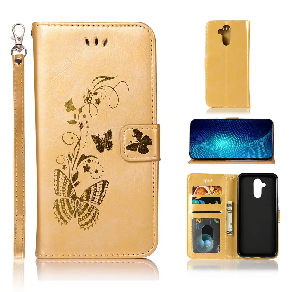 Butterfly Flip Case for Huawei Mate 20 Lite SNE-LX1 SNE-L01 SNE-L22 Phone Leather Cover Mate20 LX1 Cases | Мобильные телефоны и