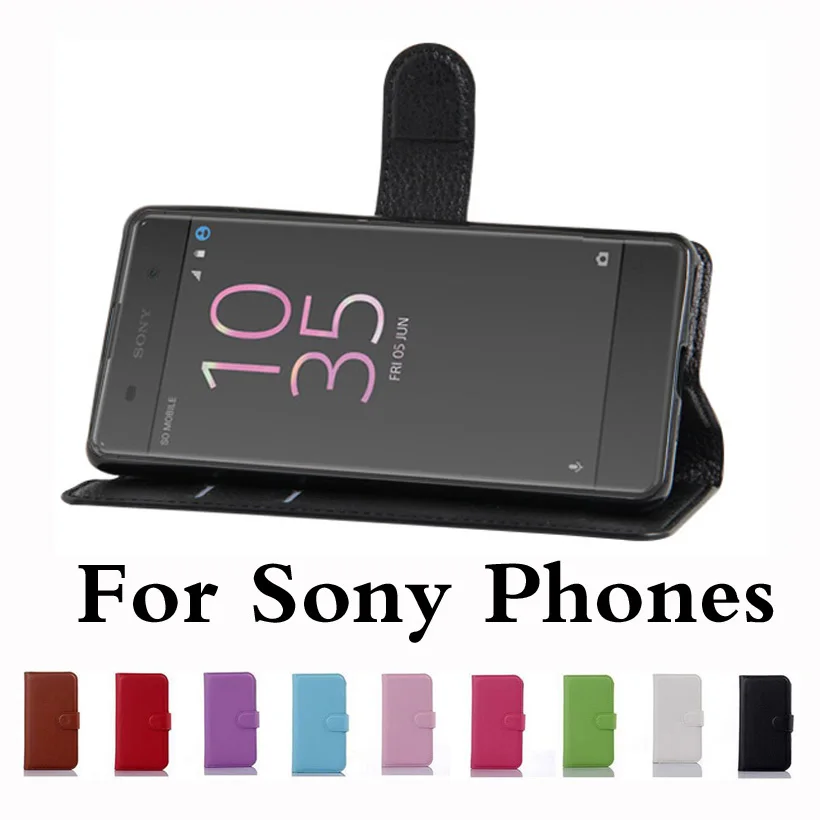 Для sony Xperia XZ4 XZ3 XZ2 L2 L1 XA3 XA2 XA1 XZ1 XZ X XA E5 плюс ultra Premium компактный мини бумажник кожаный