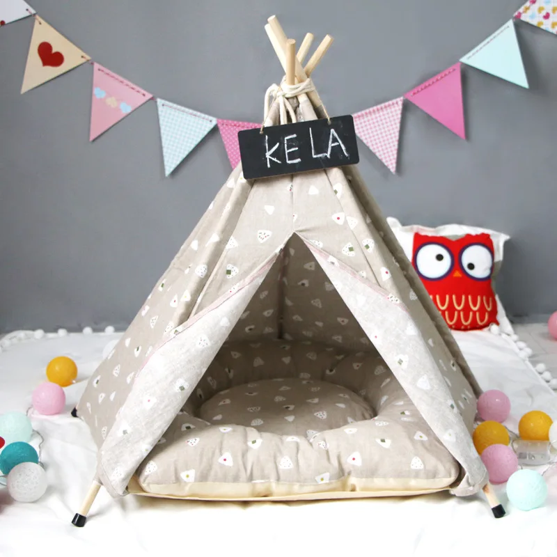 Серый кровать Животные товары для дома собаки кота домик домашних животных