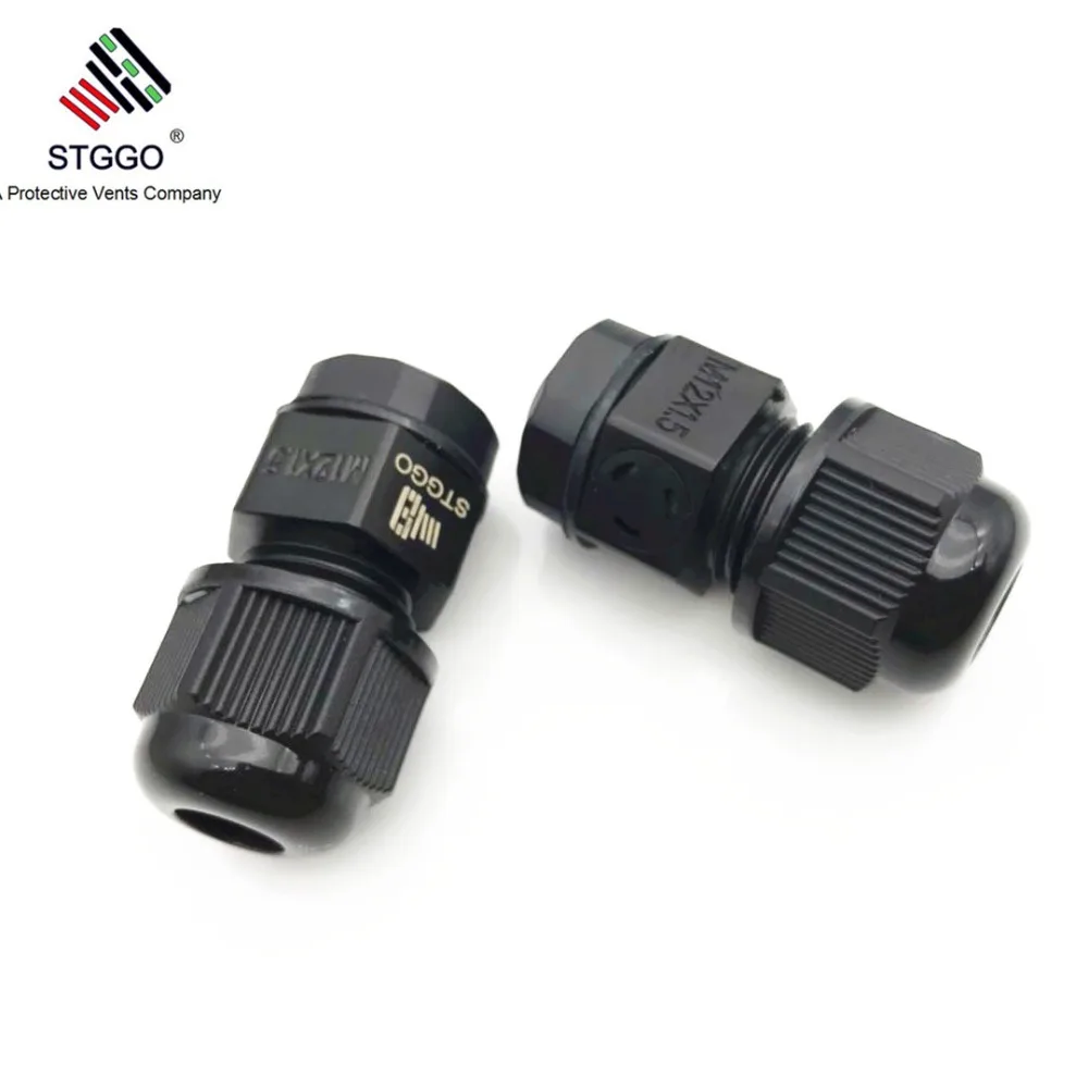 M12x1.5 вентиляционный кабельный сальник для наружного светодиодного освещения или