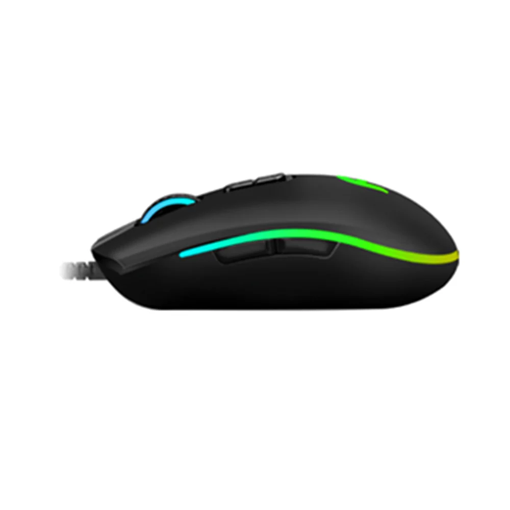 Оригинальная DEARMO E-Sports версия PMW3325 с 7 кнопками программируемая игровая мышь 6000 dpi Проводная оптическая игровая мышь для Pro Gamer