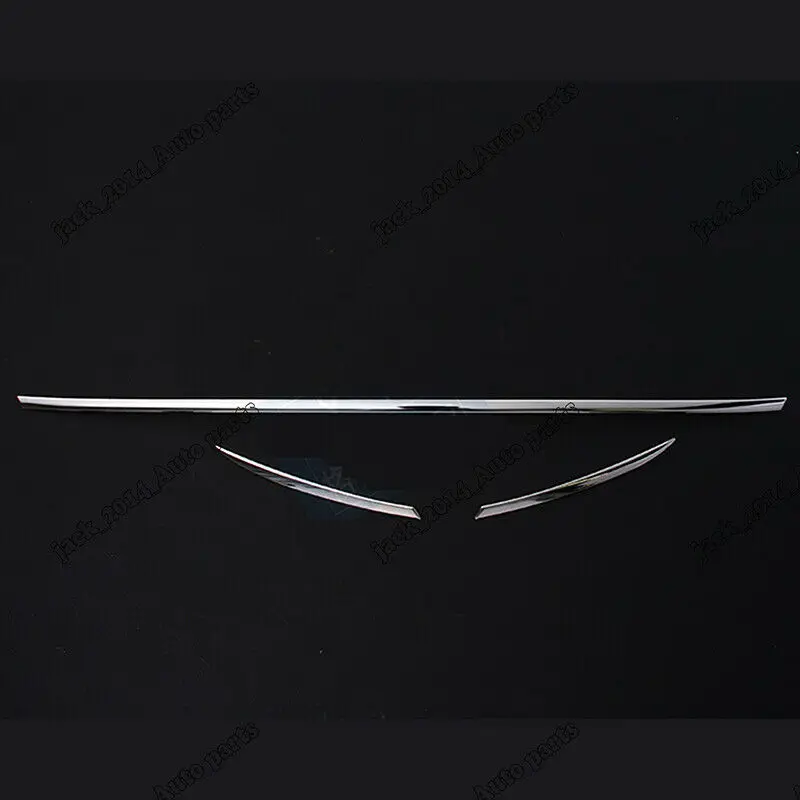 Silver Stainless Rear Trunk Tail light trim Strip Chrome For LEXUS iS 2006 Except 2dr