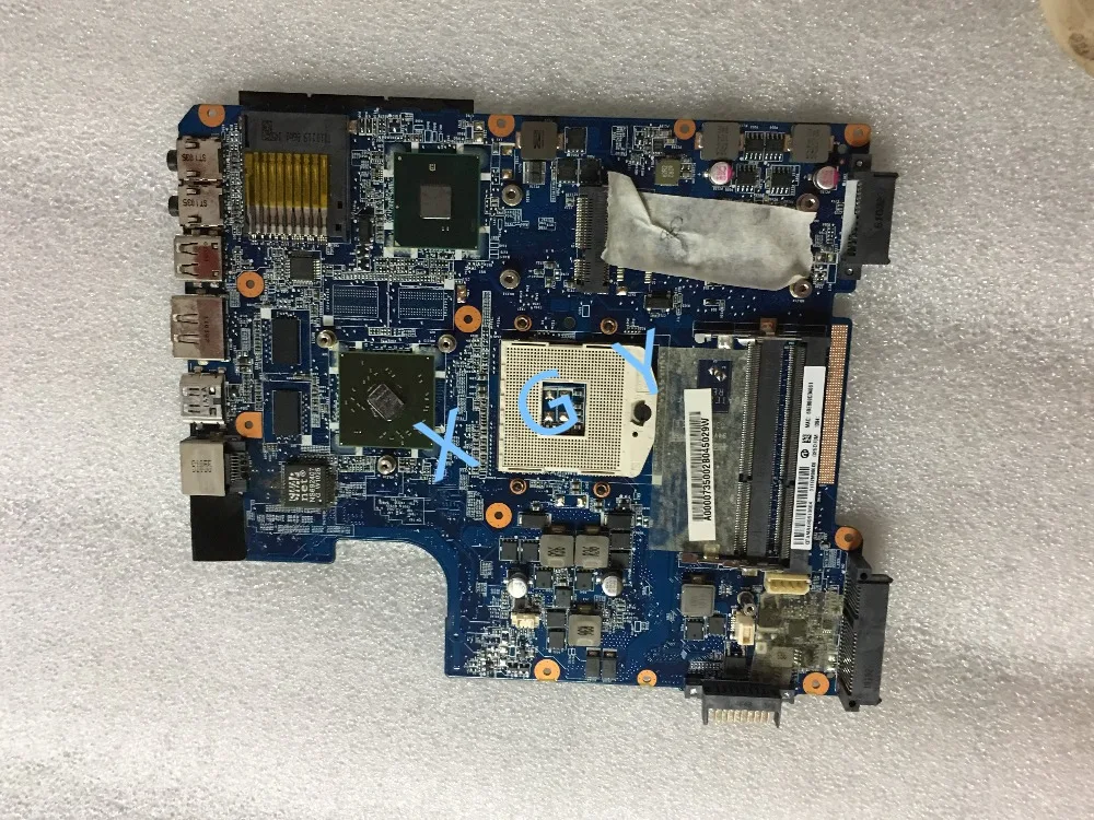 

Материнская плата A000073400 DATE2DMB8F0 для ноутбука Toshiba Satellite L640 L645, материнская плата DDR3 HM55 W/ HD4570 GPU 100%, тест ОК