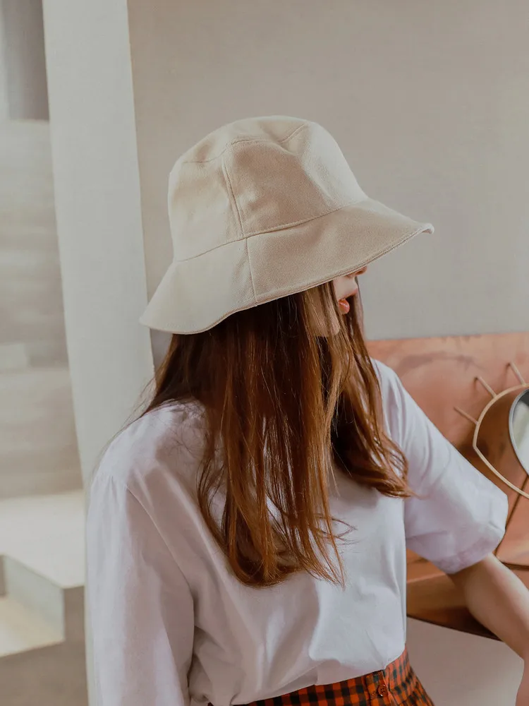 Candy Color Bucket Hat Women Fishing Men Bucket Hat Spring Summer Bob Hip Hop Caps Gorros Unisex Cotton Sun Flat Caps