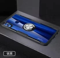 black white ring Для huawei mate 20x чехол Huawey P20pro чехол жесткий мягкий прозрачный чехол mate 20 10 P20 Pro P 20 lite чехол с магнитным кольцом и подставкой - Цвет: black white ring