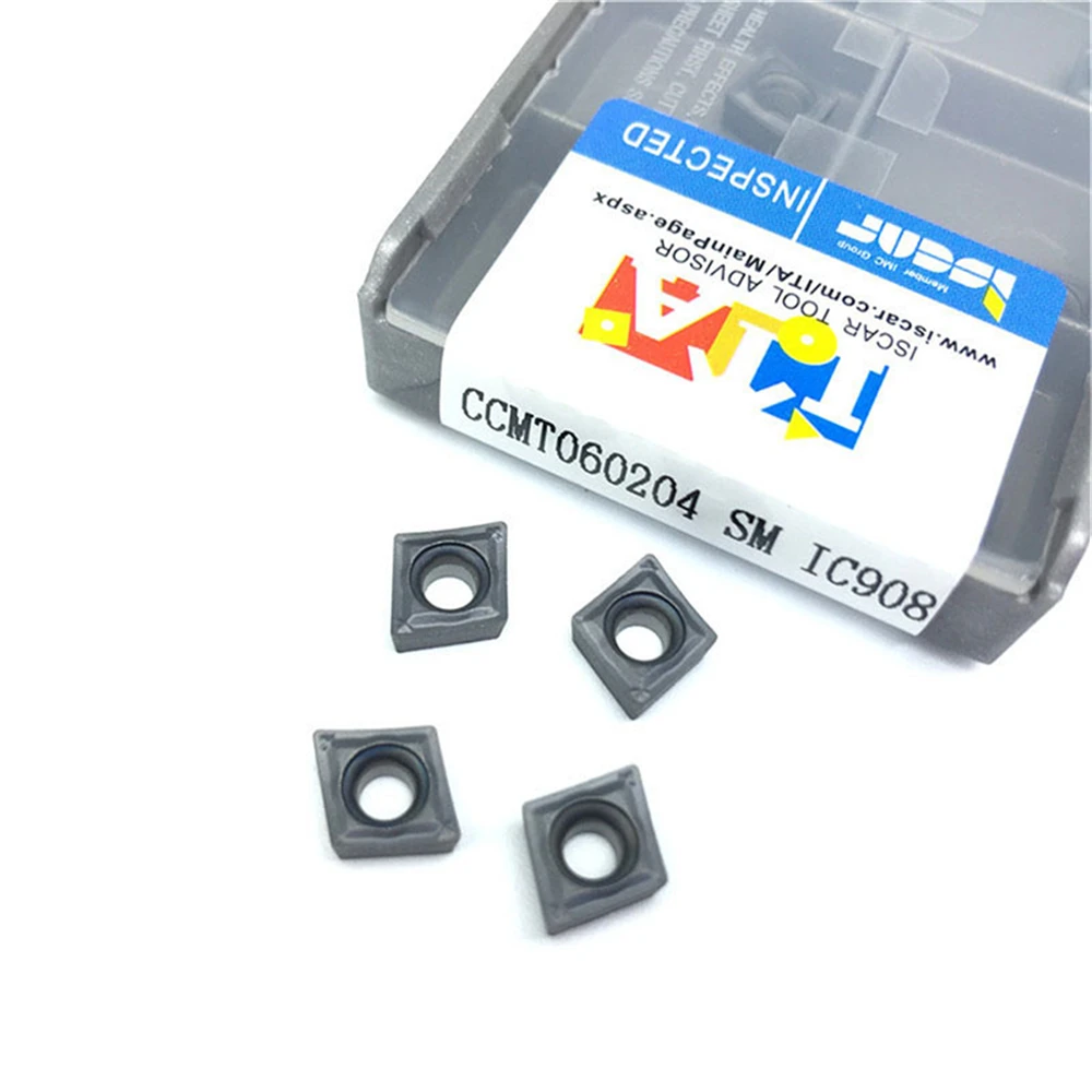Ccmt060204 SM ic908 внутренний Расточные инструменты CCMT 060204 карбида вставки Токарные станки режущий инструмент поворота вставки Резка Инструменты ЧПУ tokarnyy токарный инструмент