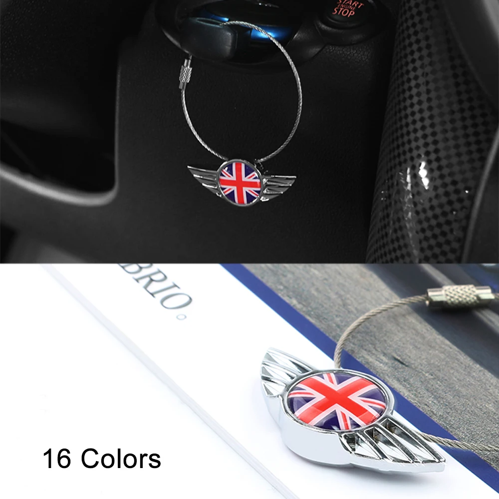 3D металлический автомобильный брелок для ключей Mini Cooper S one JCW Clubman Countryman Paceman R56 R55