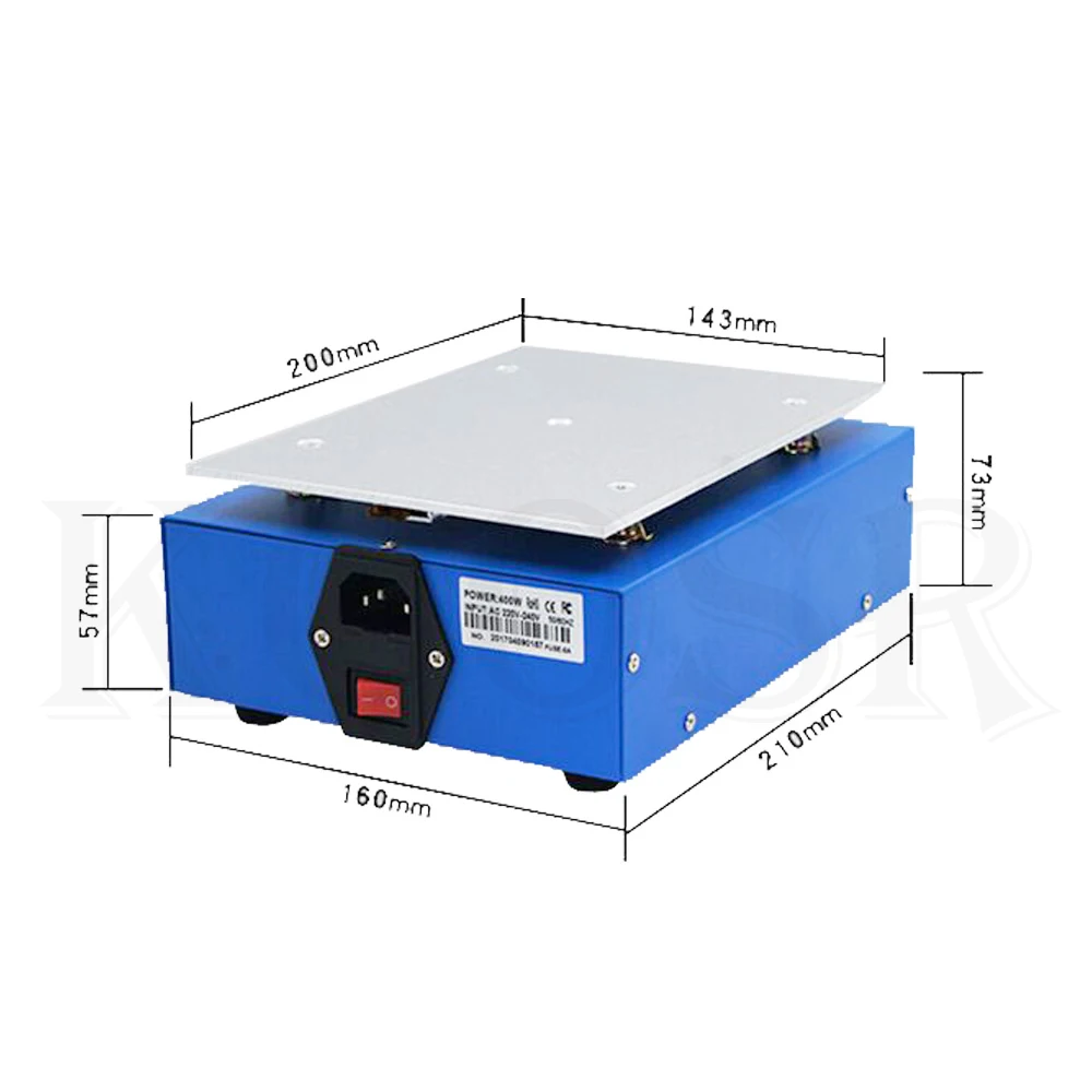 UYUE Preheat станция 946s 220V 400W нагревательная пластина для телефона машина-сепаратор с ЖК-экраном подогреватель Цифровая Платформа термостата