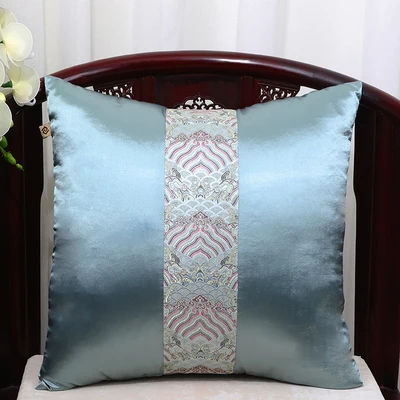 gray blue seawater High end Обычная Лоскутная геометрический диван кресло подушка бархатной ткани Декоративные поясничной подушки спинки 45x45 см 50x50 см 60x60 см - Цвет: gray blue seawater