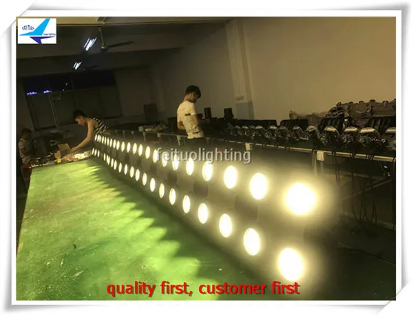 Открытый теплый белый 4x100 Вт Cob Led Blinder свет 4 глаза аудитория Dmx Свет Звук активная