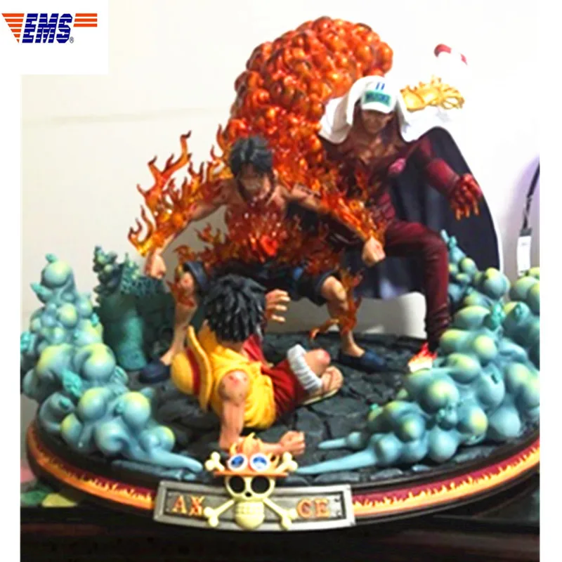 Аниме ONE PIECE The Death Of Portgas D Ace Sakazuki Луффи смола статуя фигурка коллекция украшения рабочего стола G2633