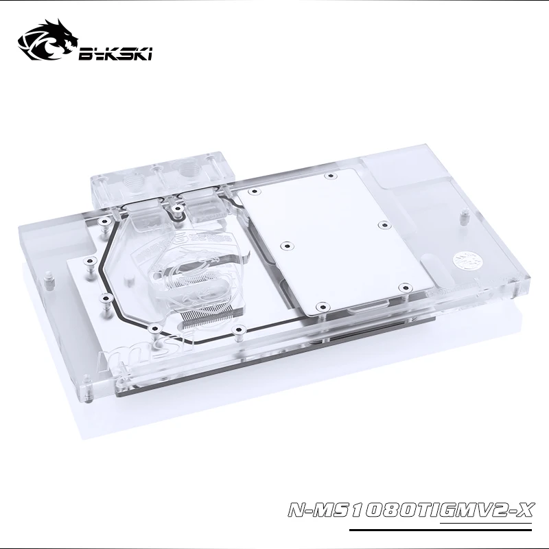 Блок графического процессора Bykski для MSI GTX 1080 TI GAMING X 11G VGA Cooler с полным покрытием N