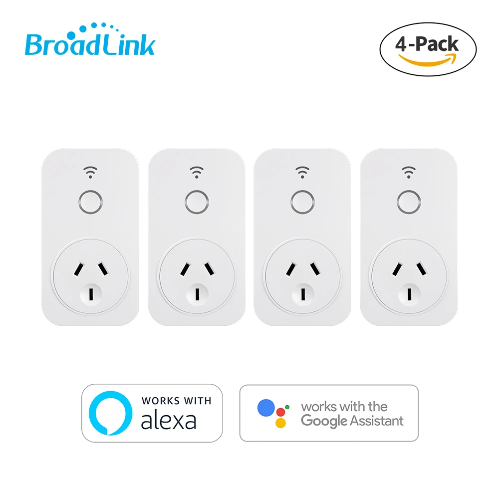 4 Pack австралийская AU вилка 16A переключатель умная WiFi розетка BroadLink SP Alexa и Google