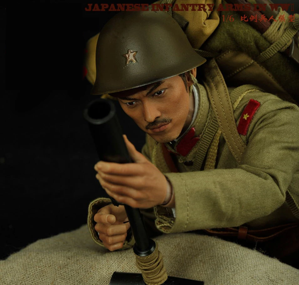 Моделирование солдат мировой войны фигурки 1/6 масштаб ww2 японская армейская кукла с пистолетом костюм Модель Коллекция игрушек для взрослых подарки