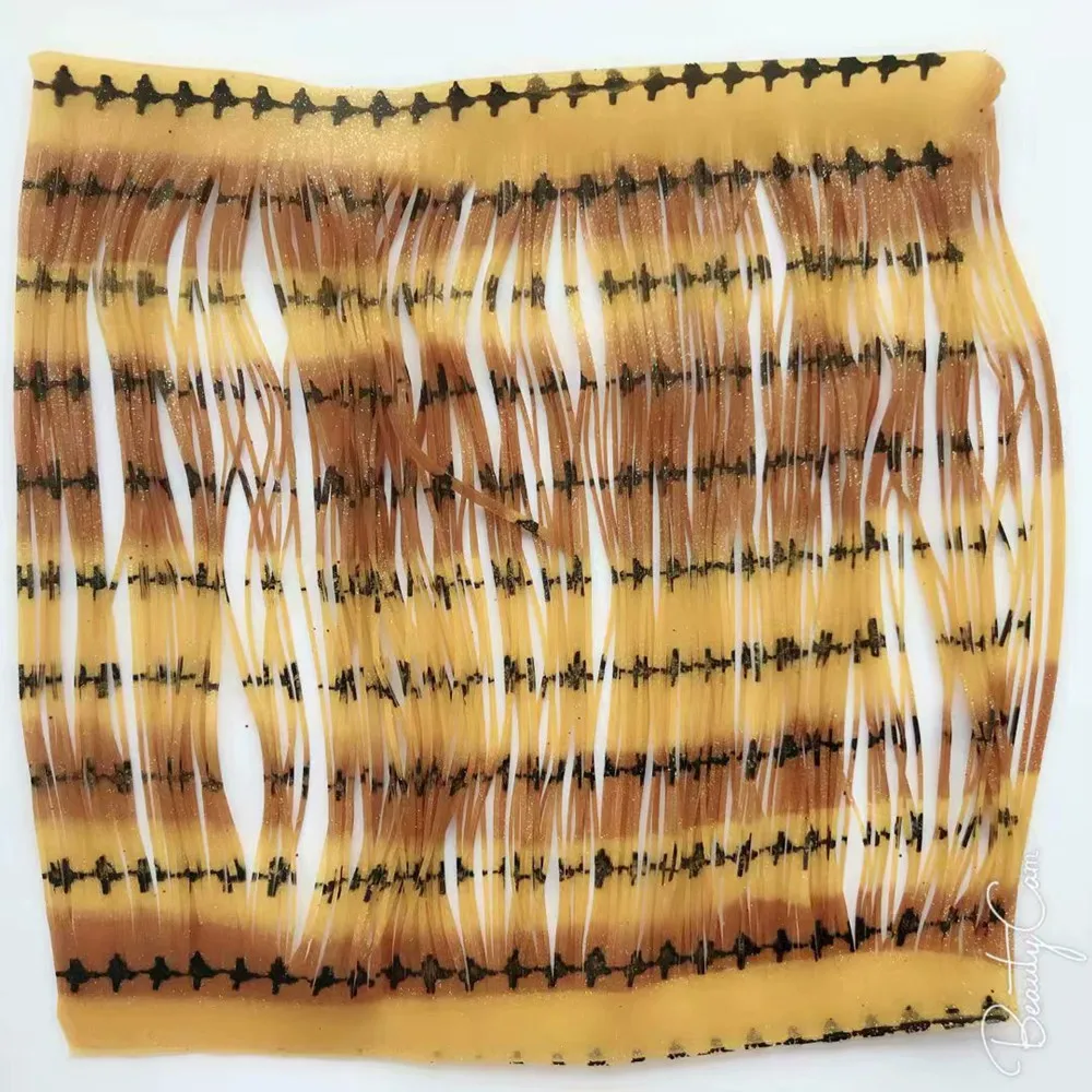 

Fishing Lure Silicone Skirt Layers,Silicone Skirt Material for Tackle Craft, DIY Spinner, Rubber Jigs, Buzzbait---254