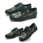 Мужская обувь для походов и скалолазания, весна-осень, военные камуфляжные парусиновые туфли на резиновой подошве, низкая обувь освобождения