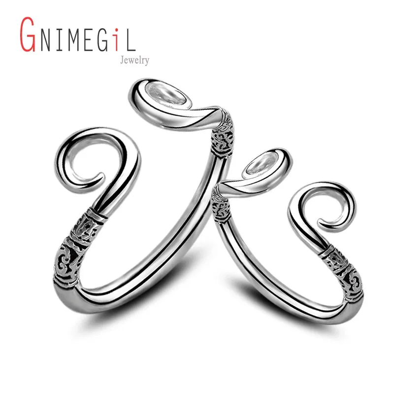 Бренд gnimegil серебряное кольцо для пары с облаками плотное заклинание женщин и