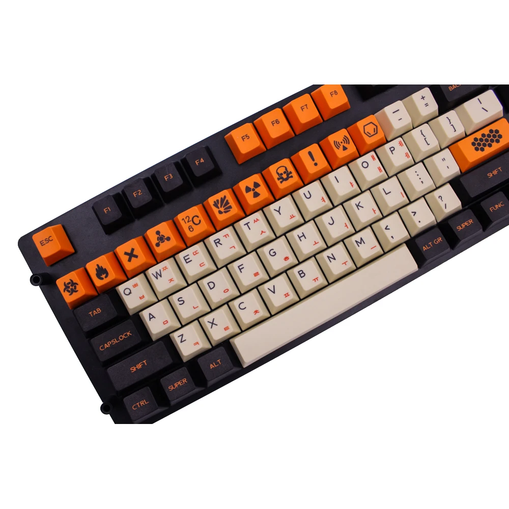 Колпачки для клавиш MP Carbon Color Cherry Profile английская/Корейская версия колпачки