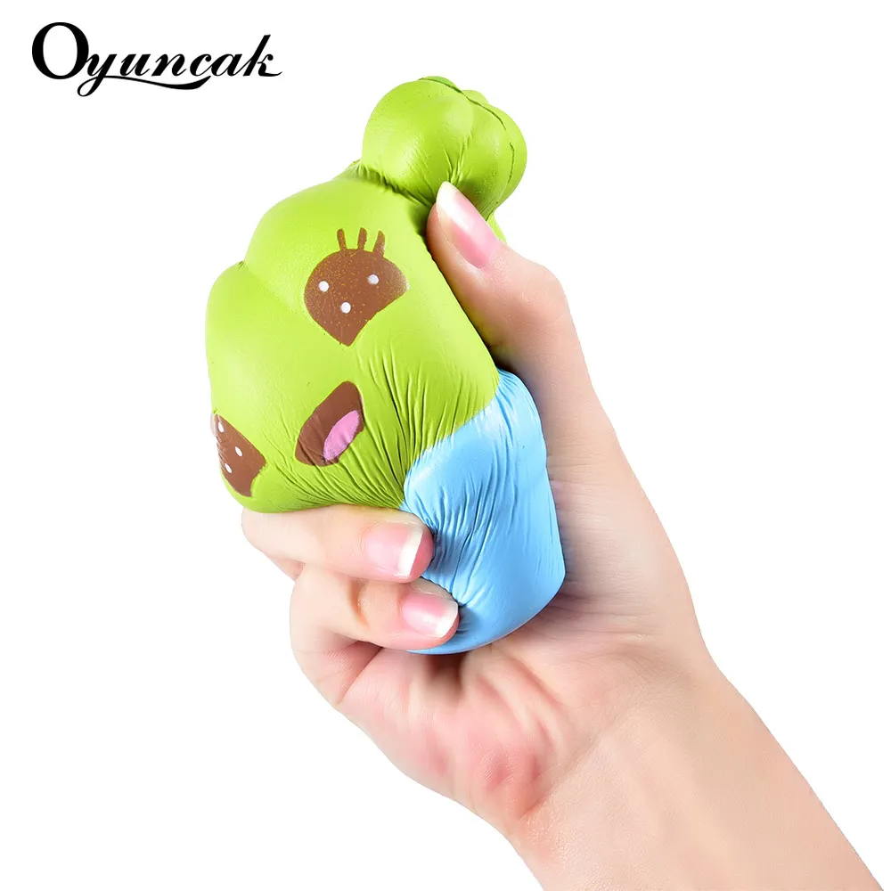 Oyuncak сквише кактус сжимающиеся болотного цвета медленно поднимающиеся сквази