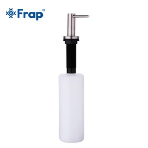 Диспенсер для жидкого мыла Frap, 500 мл, из нержавеющей стали, с креплением на раковину, из АБС-пластика, Y35001