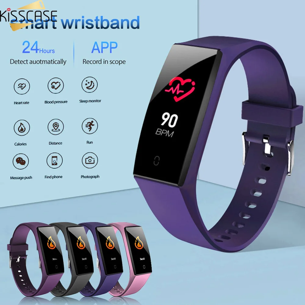 Смарт-часы KISSCASE наручные часы с пульсометром спортивные водонепроницаемые IP67