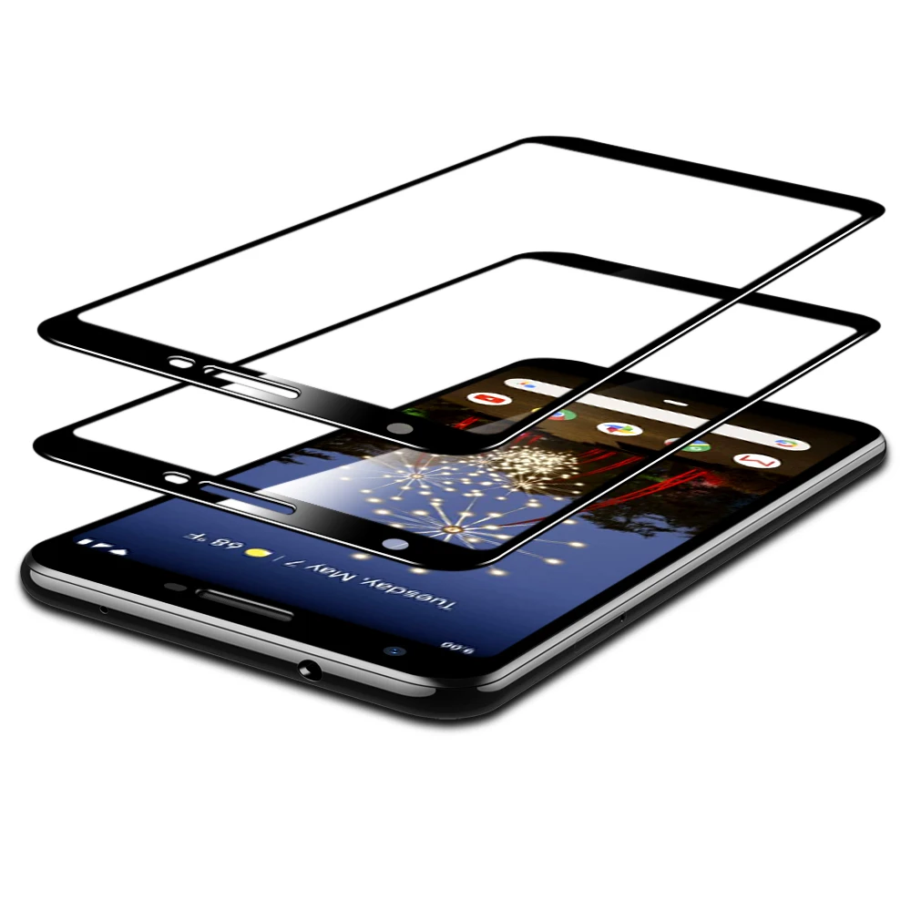 2 шт./лот, закаленное стекло ESR для Google Pixel 3a и 3aXL, защита экрана, 3X крепкая, полное покрытие, Передняя пленка для Google Pixel 3aXL